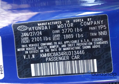 2024 Hyundai Venue Limited from USA, damaged, VIN KMHRC8A34RU313446